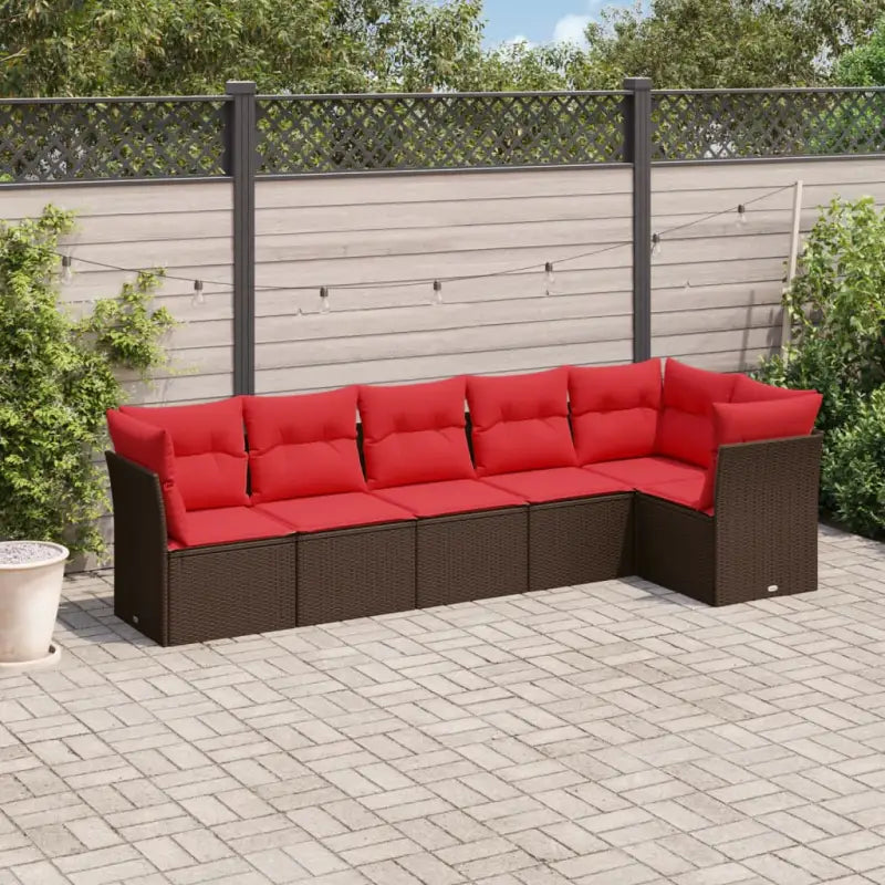 Waterdichte tas en poly rattan loungeset met gepoedercoat staal afmetingen - Tuinsets