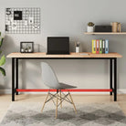 Werkbank met massief beukenhout en groot werkgebied voor doe-het-zelf projecten - 180 x 55 x 81.5 cm / 1 - Werkbanken