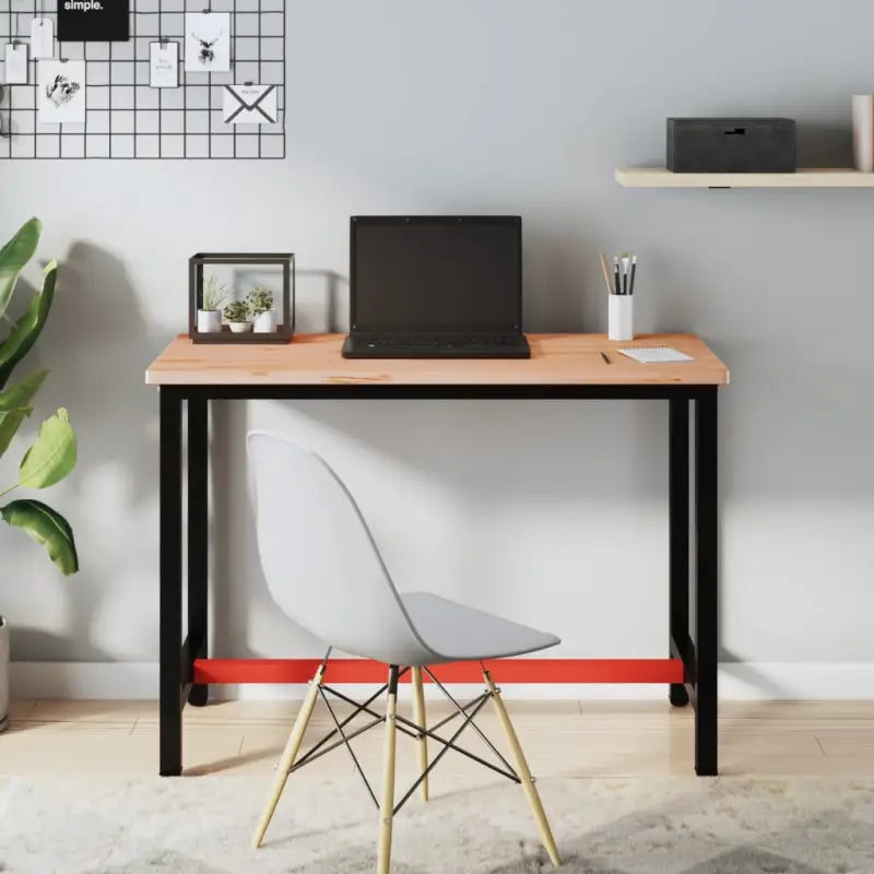 Werkbank met massief beukenhout en groot werkgebied voor doe-het-zelf projecten - 115 x 55 x 81.5 cm / 1 - Werkbanken