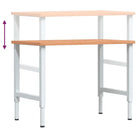 Werkbank met massief beukenhout en groot werkgebied - Werkbanken