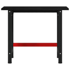 Werkbank met massief eikenhout en gepoedercoat metaal voor groot werkgebied - Werkbanken