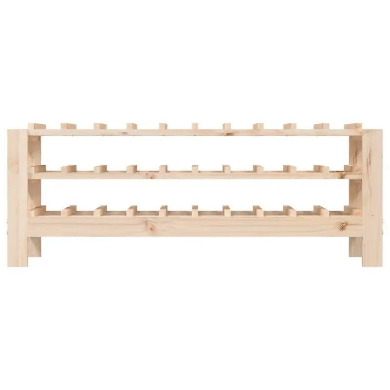 Wijnrek van massief grenenhout voor stijlvolle wijnopslag - Wijnrekken