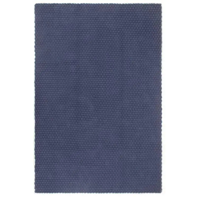 Zacht katoenen vloerkleed voor een warm en beschermd interieur - Blauw / 160 x 230 cm - Vloerkleden