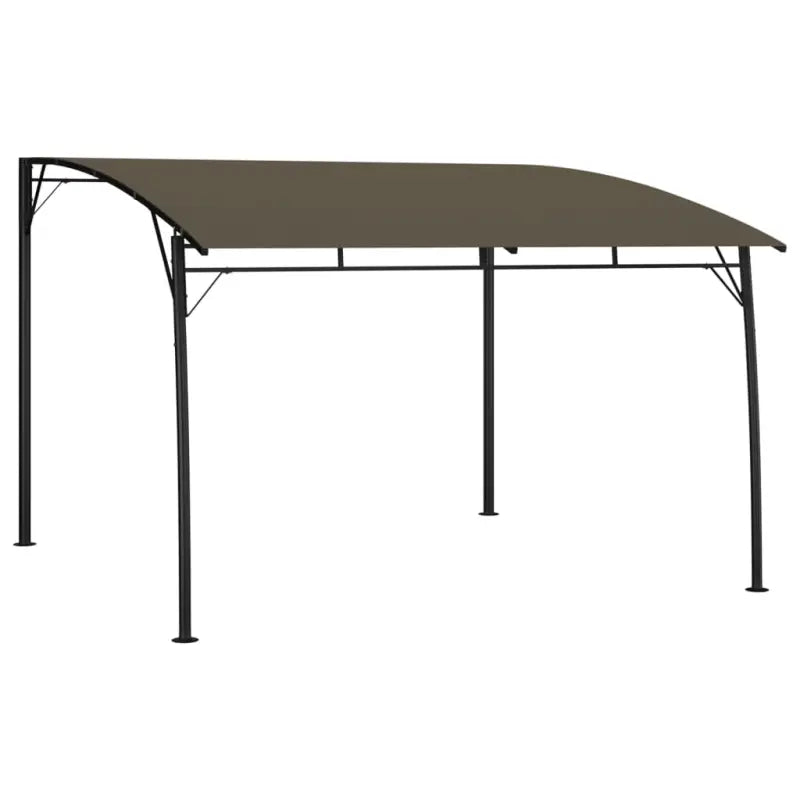 Zonnewiezel voor tuinfeest met stevig metalen frame - Taupe / 3 x 3 x 2.55 m / 1 - Partytenten & prieëlen