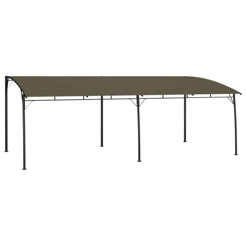 Zonnewiezel voor tuinfeest met stevig metalen frame - Taupe / 6 x 3 x 2.55 m / 1 - Partytenten & prieëlen