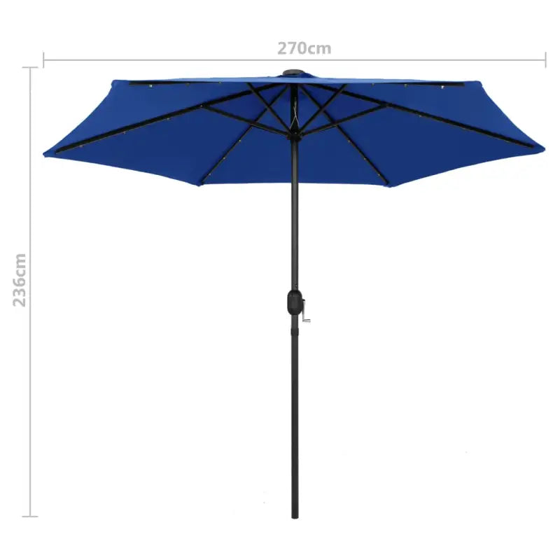 Zorg ervoor dat je parasol stevig staat op een vlakke ondergrond - Parasols en zonneschermen