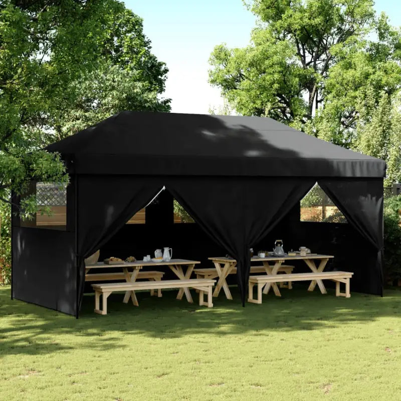 Zware Regen Beste Partytent voor Buiten Evenementen - Zwart / 1 / met 4 zijwanden - Partytenten & prieëlen