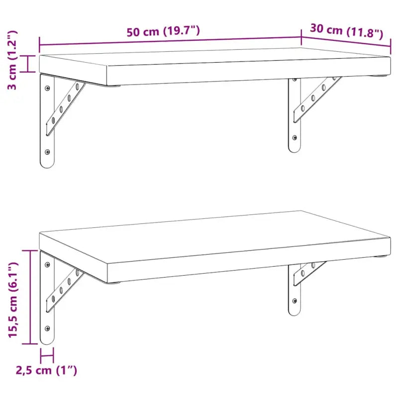 Zwarte coating dikte wandplanken van roestvrijstaal met zwart materiaal - Wandplanken