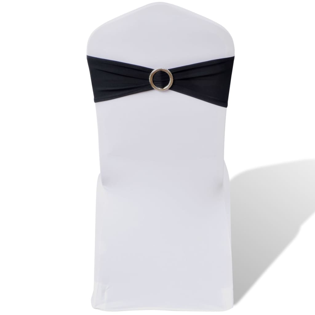 Decoratief stoellint met een diamant 25 stuks (wit)