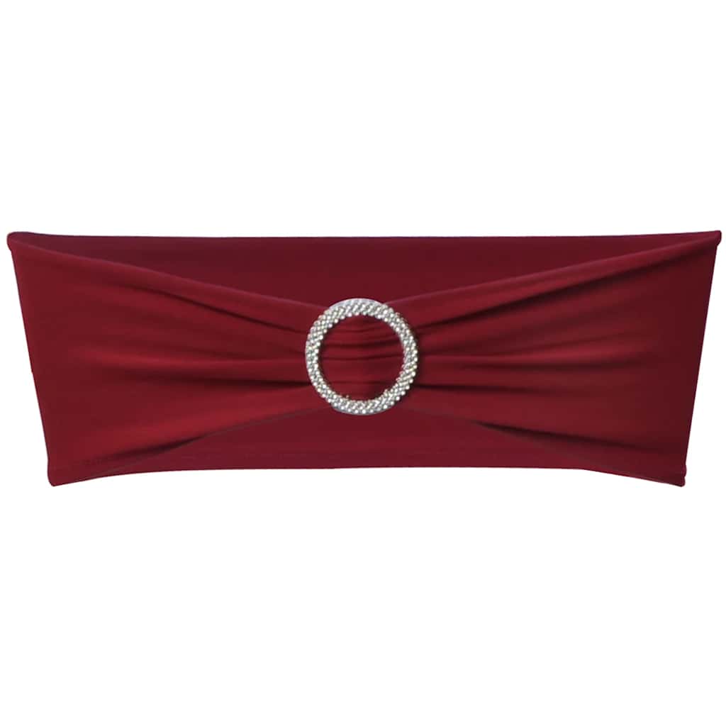 Decoratief stoellint met een diamant 25 stuks (wit)
