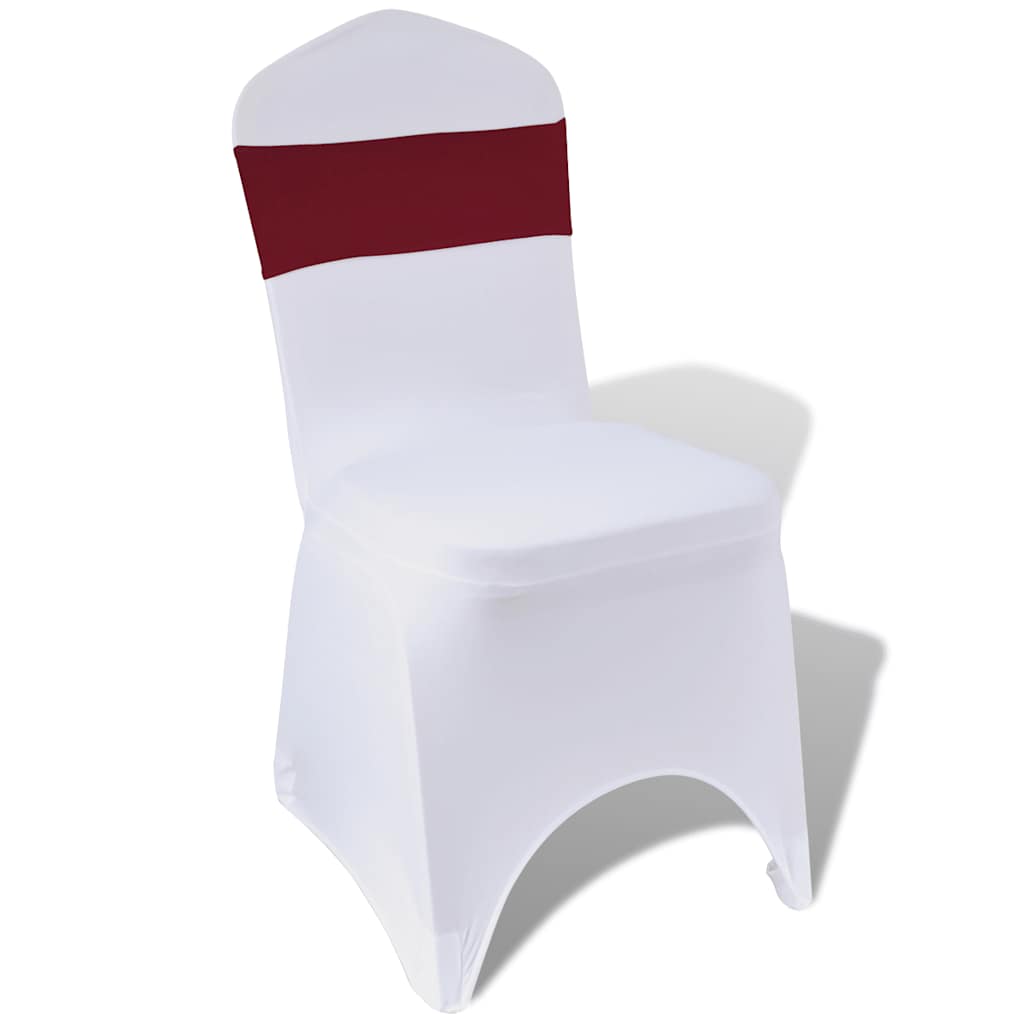 Decoratief stoellint met een diamant 25 stuks (wit)