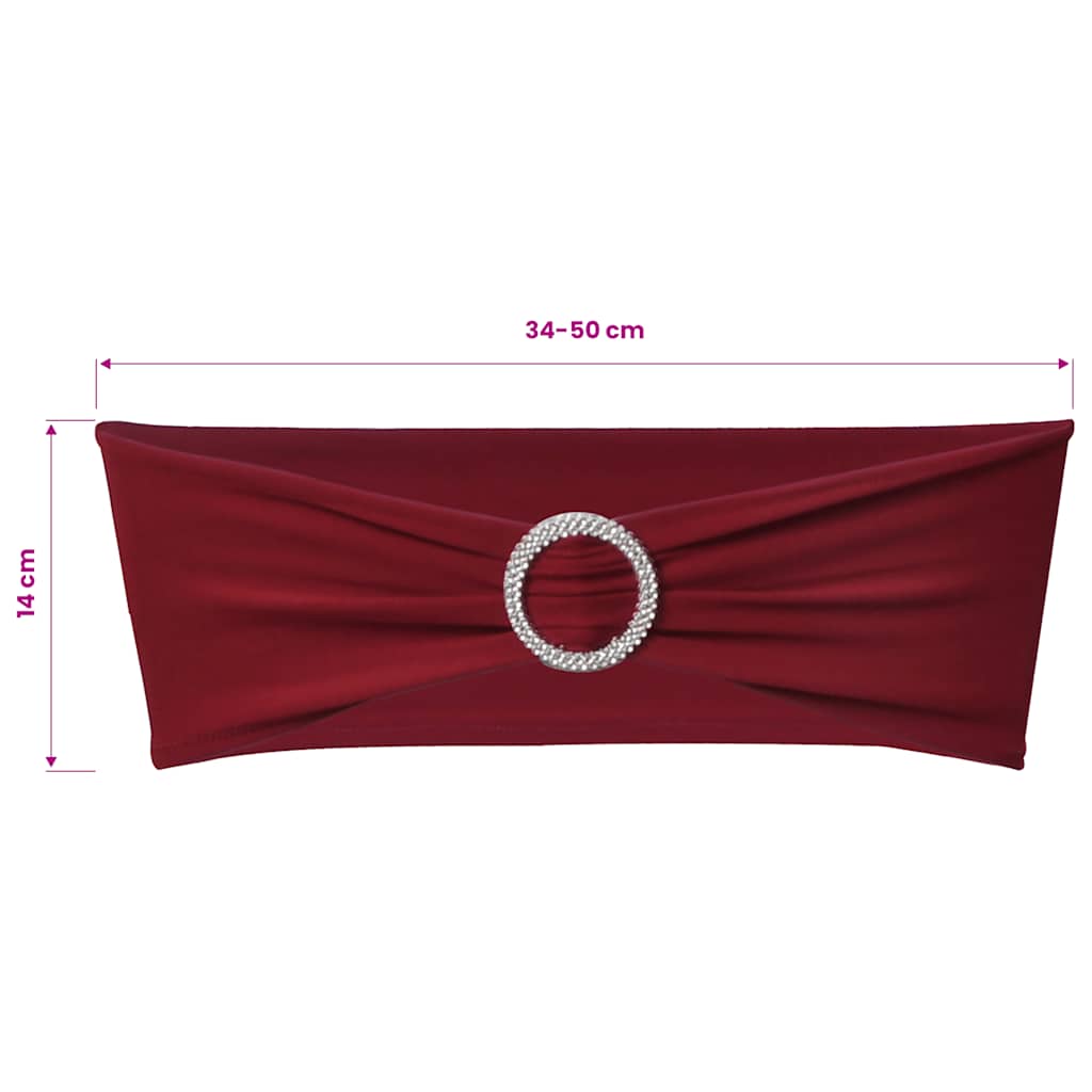 Decoratief stoellint met een diamant 25 stuks (wit)