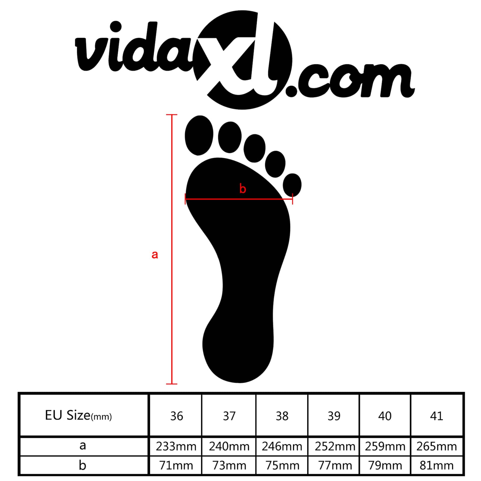 vidaXL Schoenen Zwart 38 Stof
