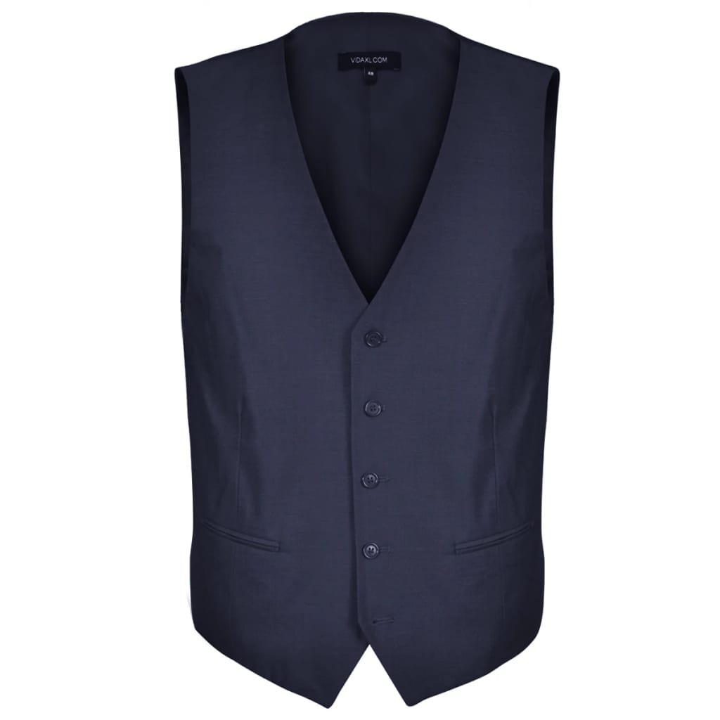 Driedelig pak voor mannen maat 54 (marineblauw)