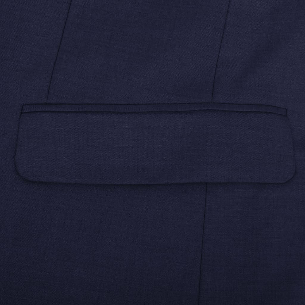 Driedelig pak voor mannen maat 54 (marineblauw)