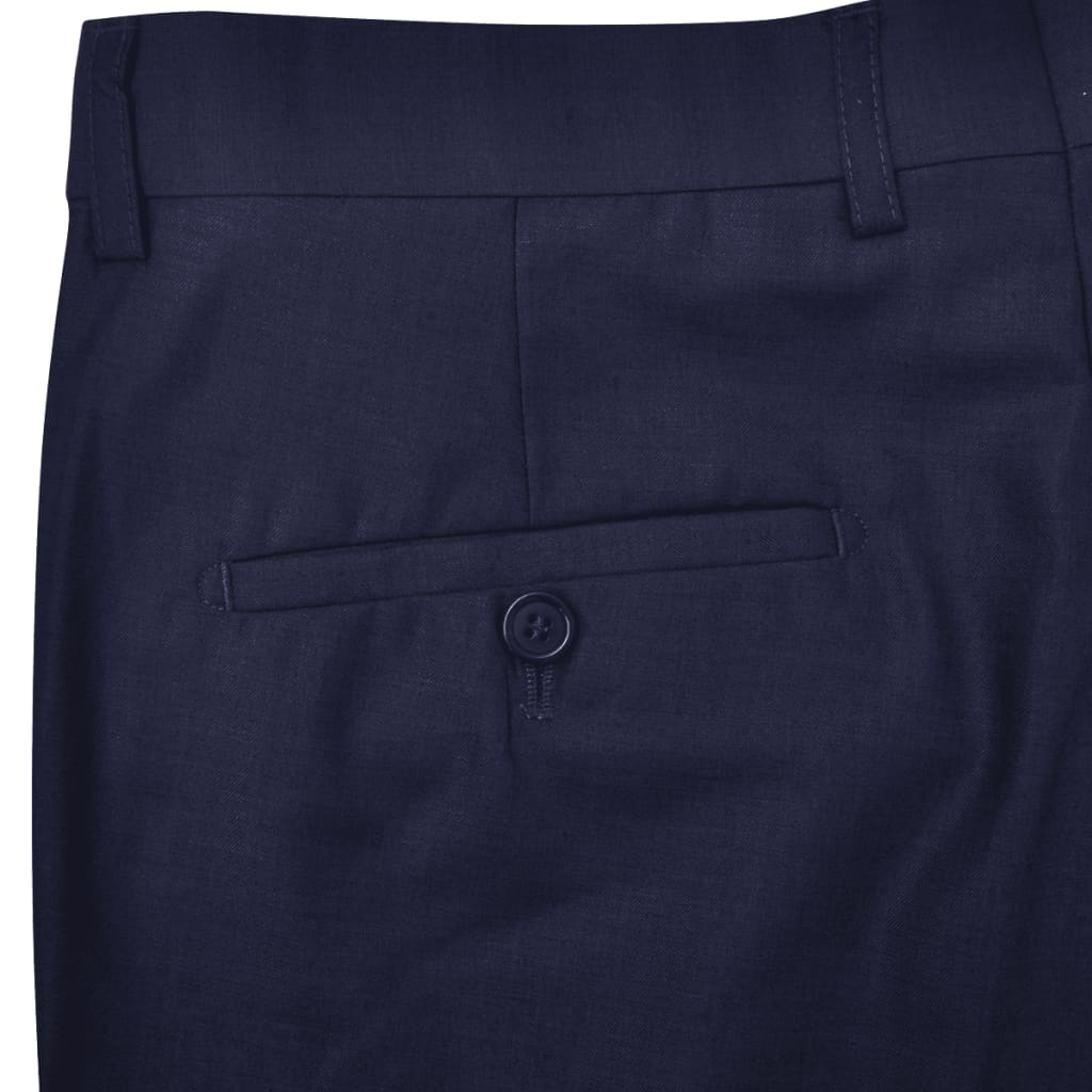 Driedelig pak voor mannen maat 54 (marineblauw)