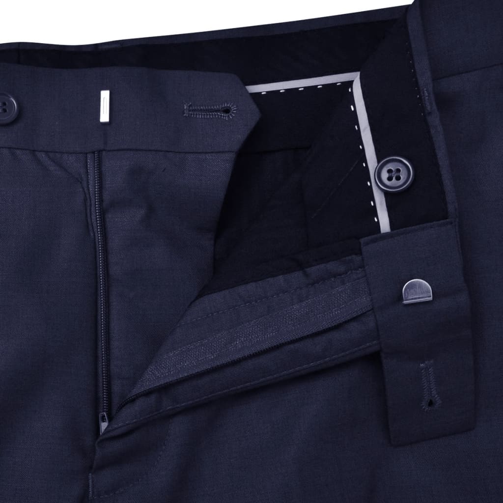 Driedelig pak voor mannen maat 54 (marineblauw)