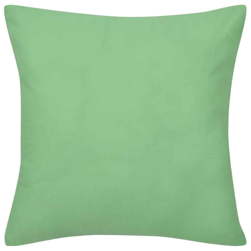 Kussenhoezen katoen 40 x 40 cm bordeauxrood 4 stuks