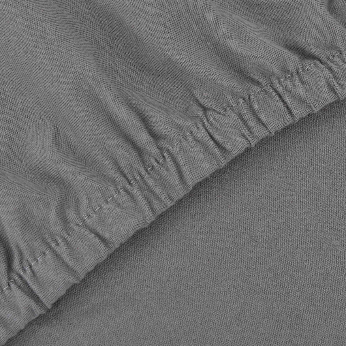 vidaXL Slipcover Grijs Driezitsbank Stof