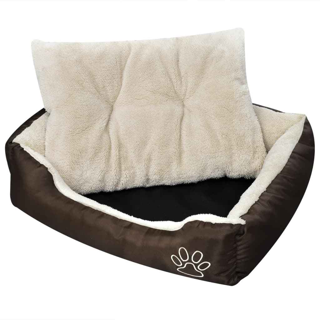 vidaXL Hondenmand bruin en Beige XXL