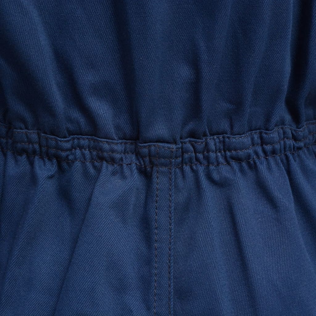vidaXL Kinderoverall met mouwen maat 98/104 blauw