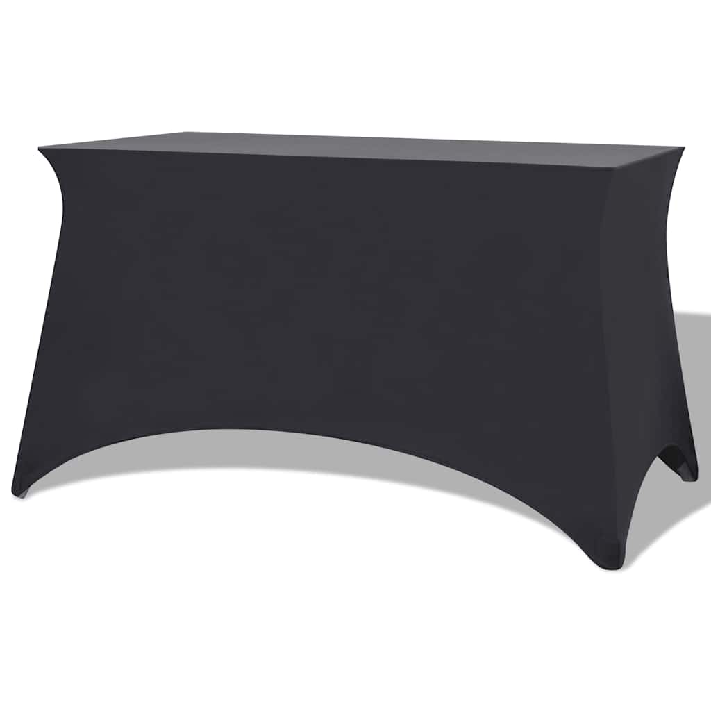 vidaXL Tafelhoes stretch wit 120x60,5x74 cm 2 st