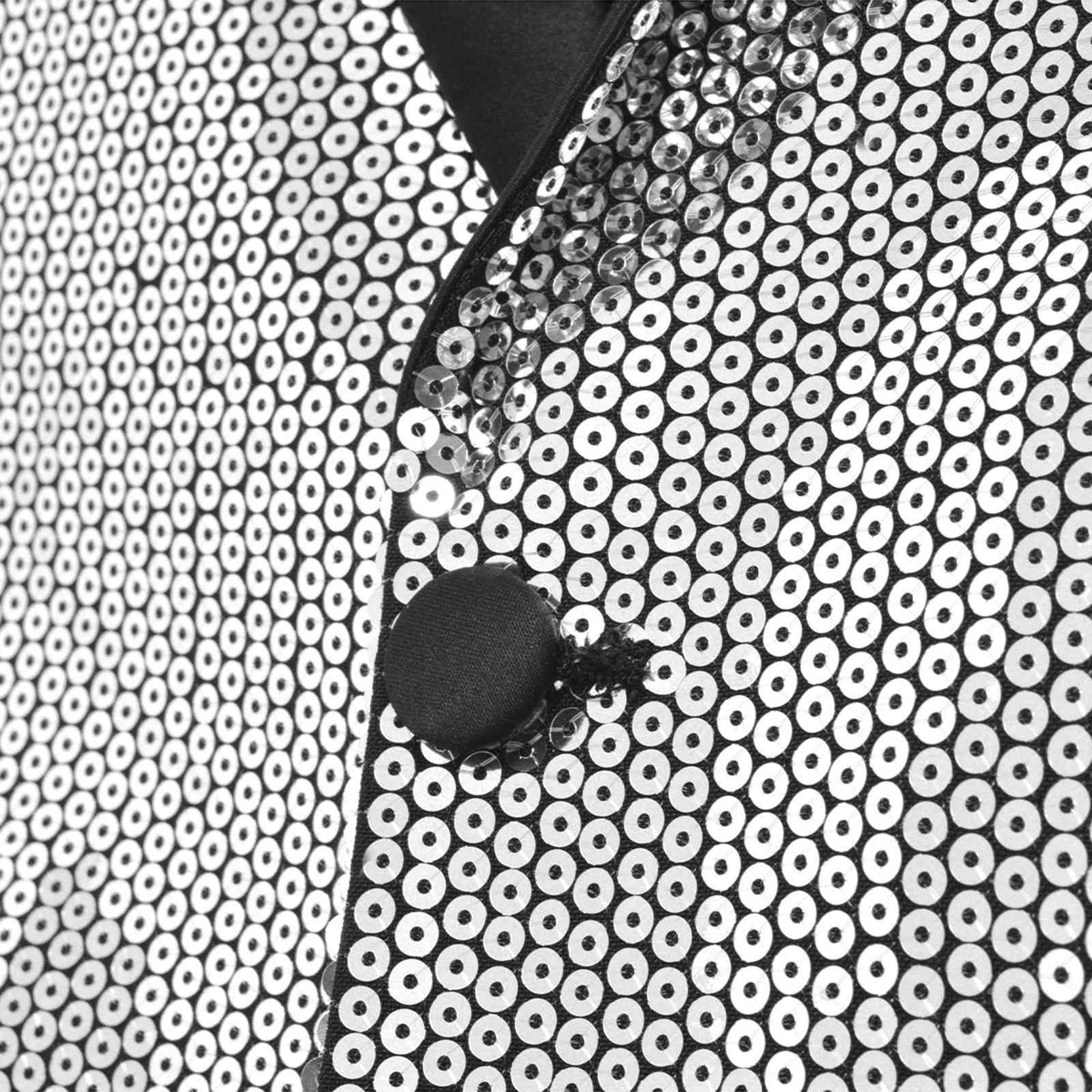 vidaXL Heren Blazer Zilver 48 Polyester