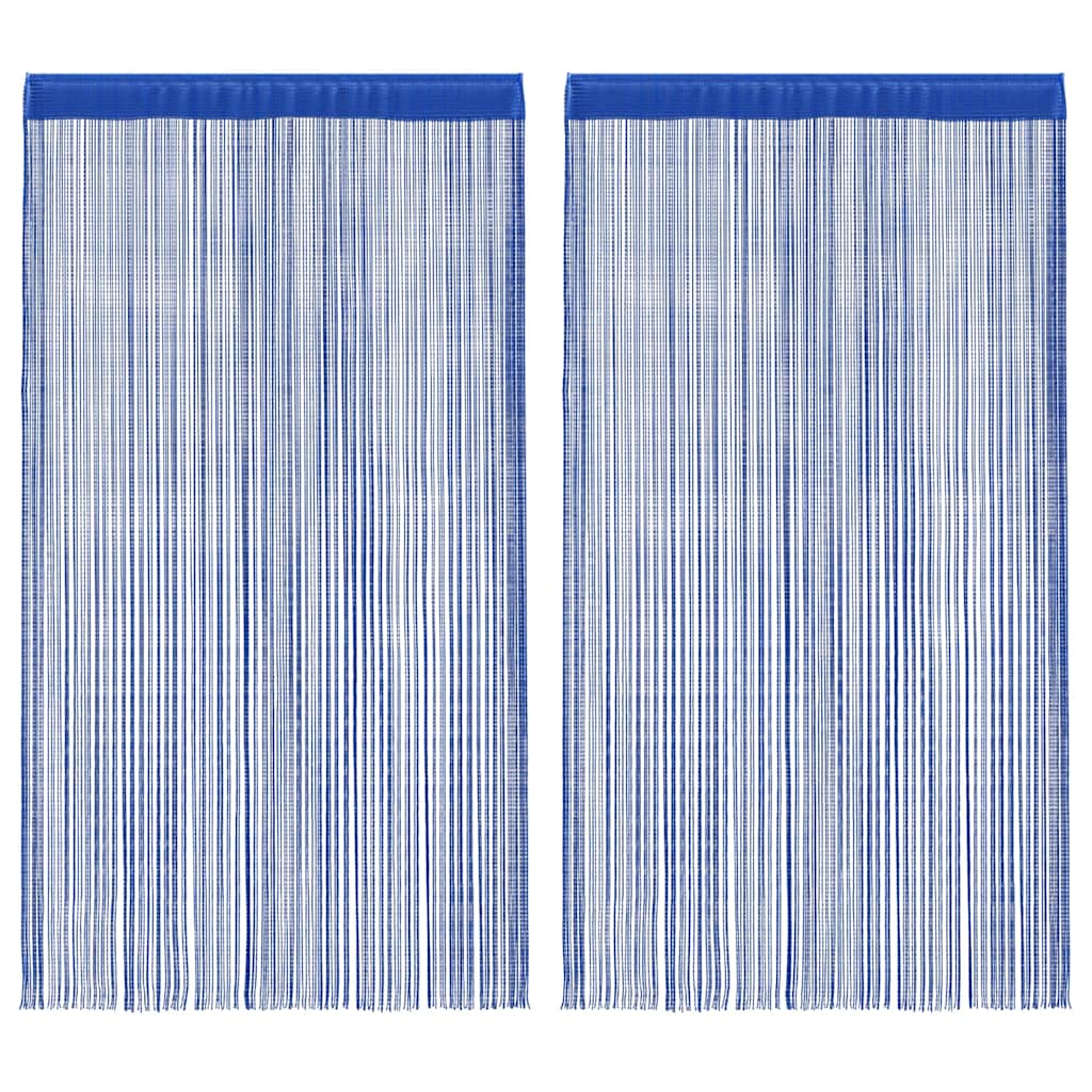 vidaXL Draadgordijnen 2 st 100x250 cm wit