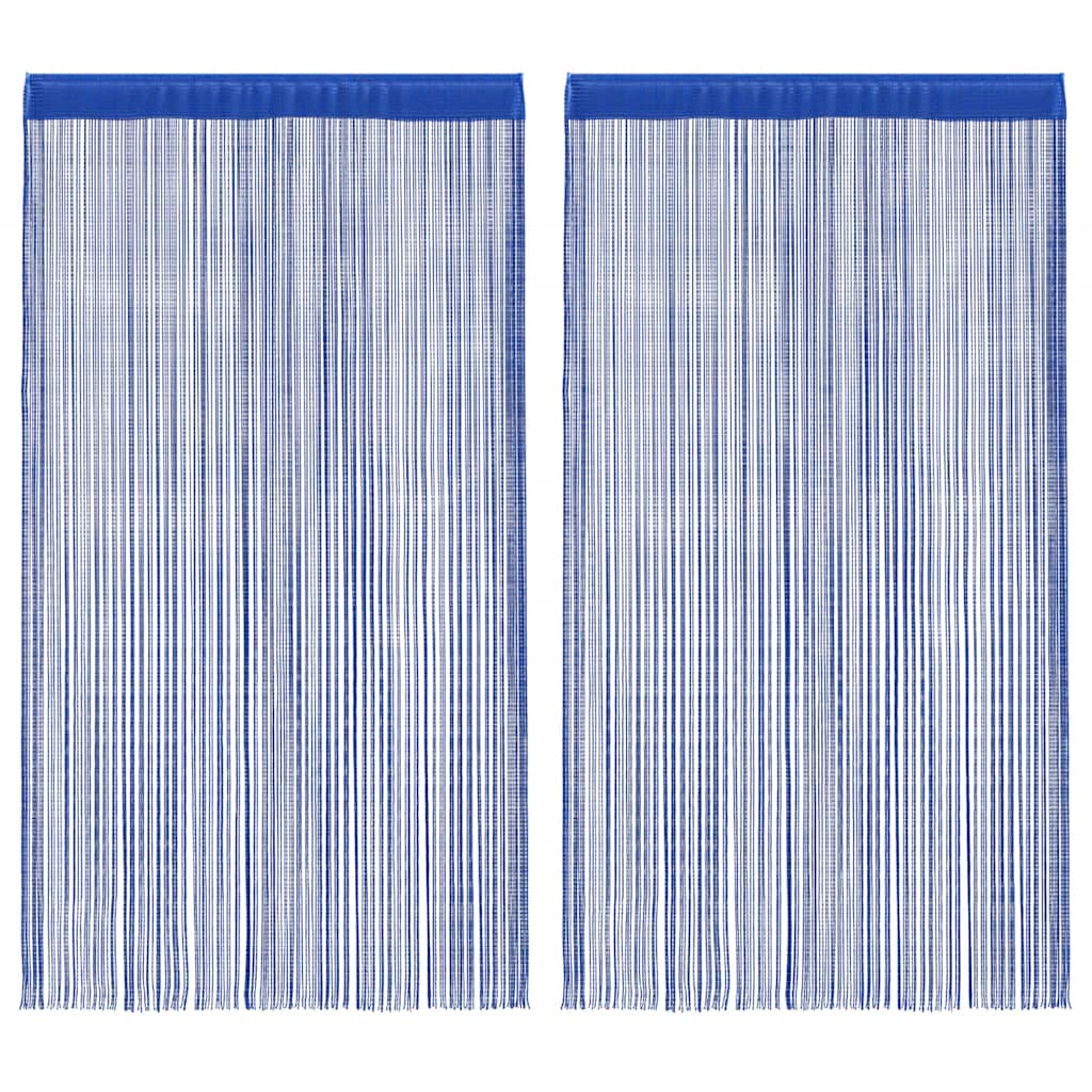 vidaXL Draadgordijnen 2 st 100x250 cm wit