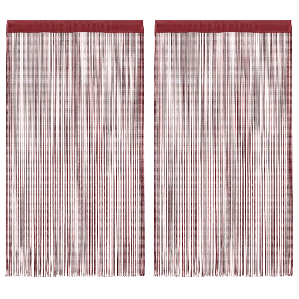 vidaXL Draadgordijnen 2 st 100x250 cm wit