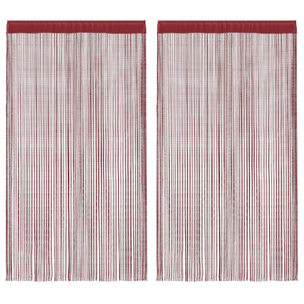 vidaXL Draadgordijnen 2 st 100x250 cm wit