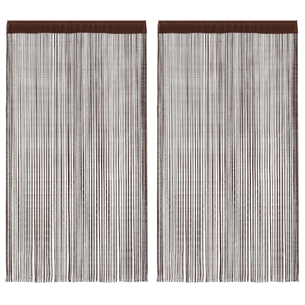 vidaXL Draadgordijnen 2 st 100x250 cm wit