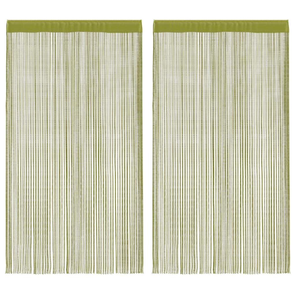 vidaXL Draadgordijnen 2 st 100x250 cm wit