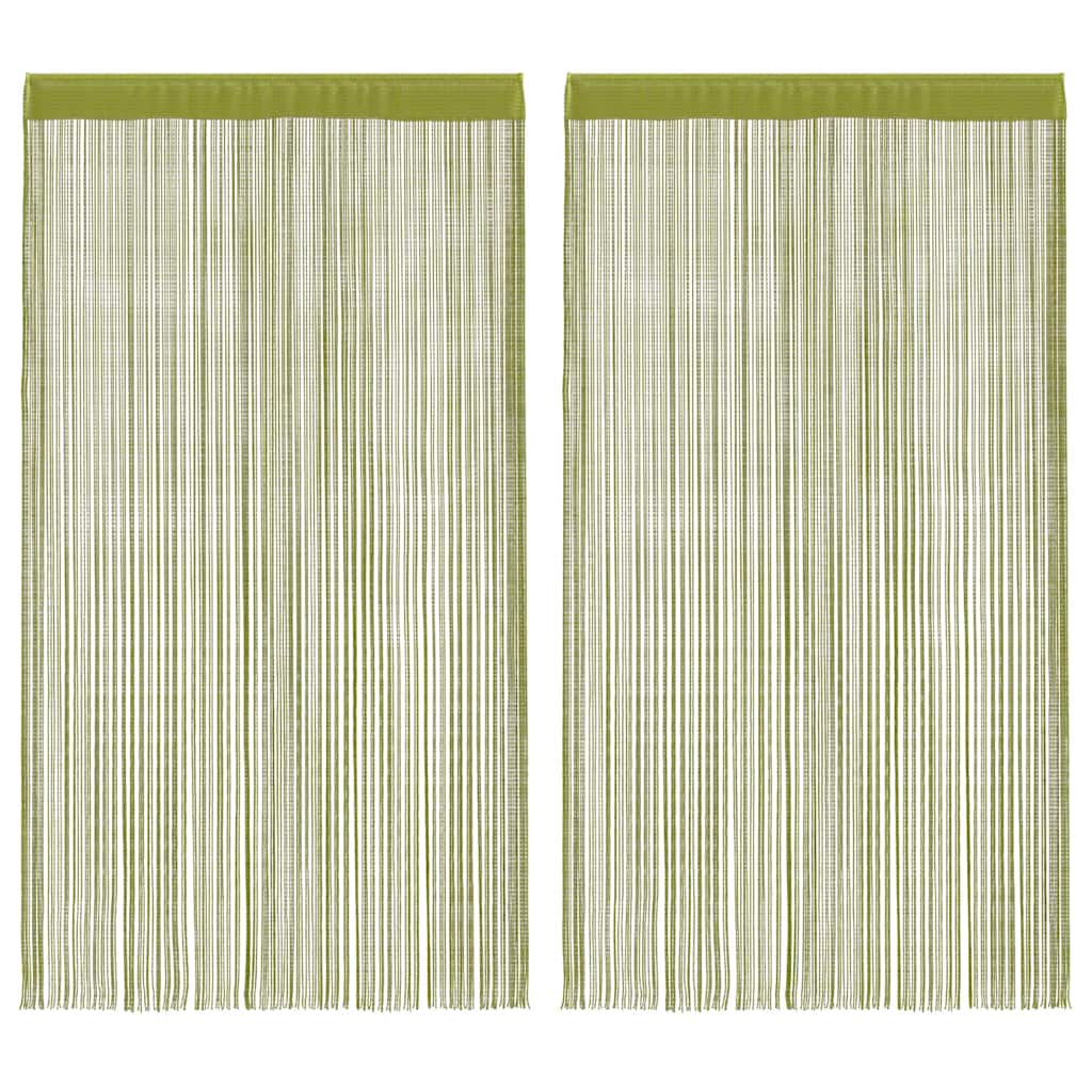 vidaXL Draadgordijnen 2 st 100x250 cm wit