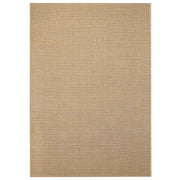 vidaXL Vloerkleed binnen/buiten sisal look 80x150 cm beige