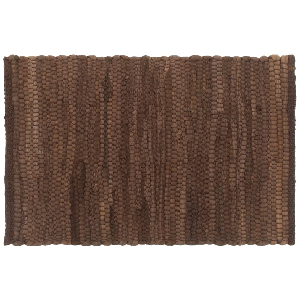 vidaXL Placemats 4 st chindi 30x45 cm katoen bruin