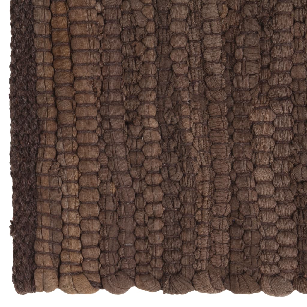 vidaXL Placemats 4 st chindi 30x45 cm katoen bruin