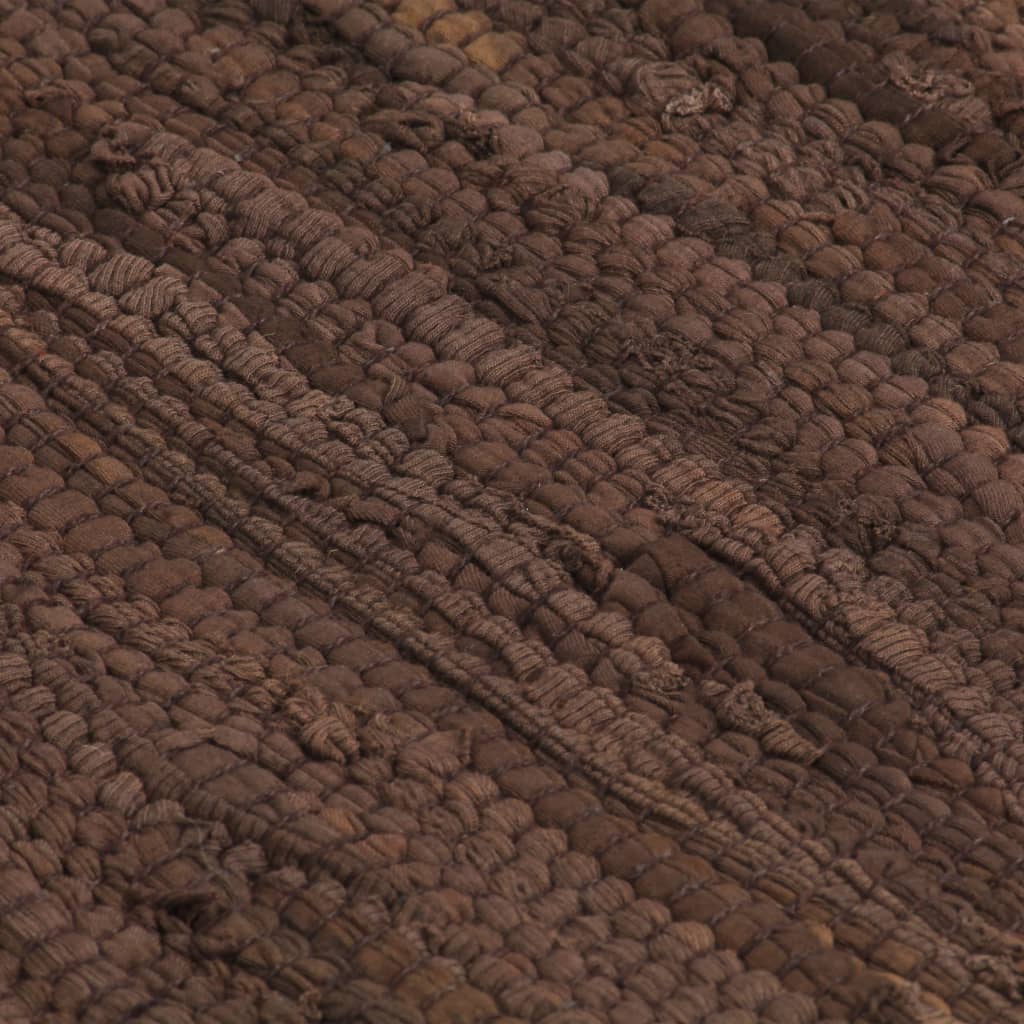 vidaXL Placemats 4 st chindi 30x45 cm katoen bruin