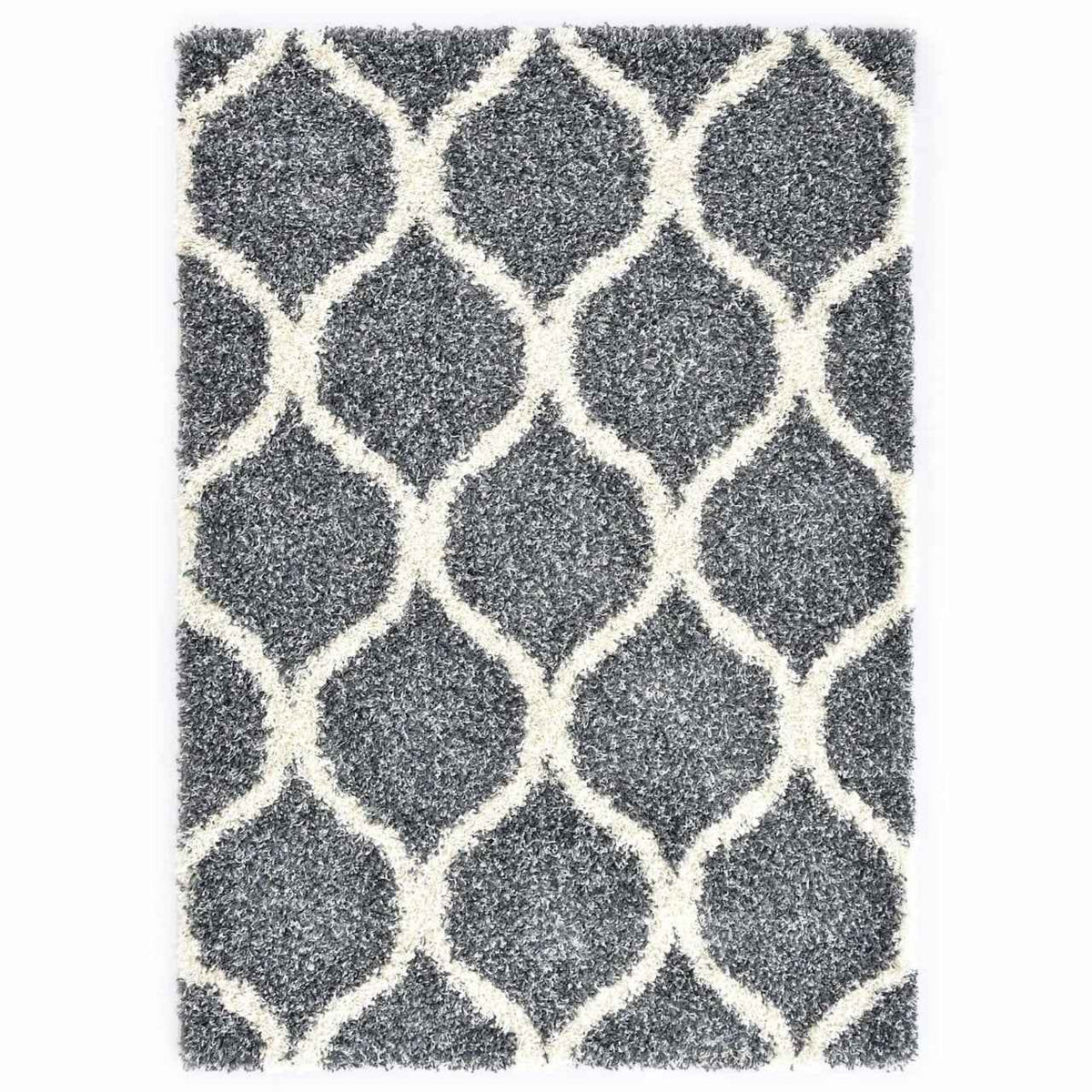 vidaXL Vloerkleed Blauw 140 x 200 cm Polyetheen
