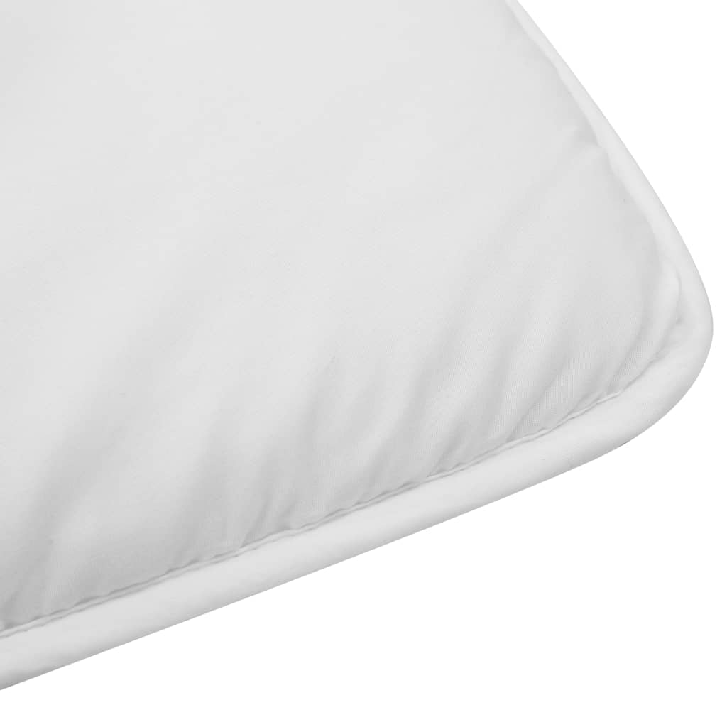 vidaXL 2-delige Kinderzomerdekbedset 100x135 cm/40x60 cm wit