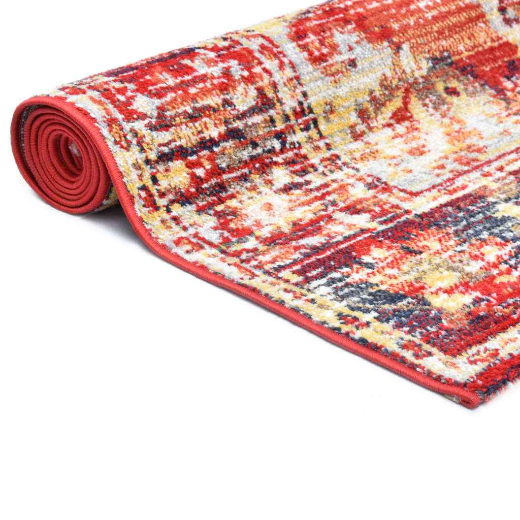 vidaXL Vloerkleed 120x170 cm PP rood