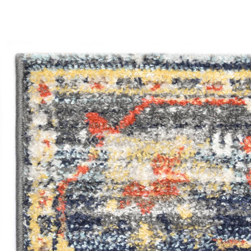 vidaXL Vloerkleed 140x200 cm PP blauw