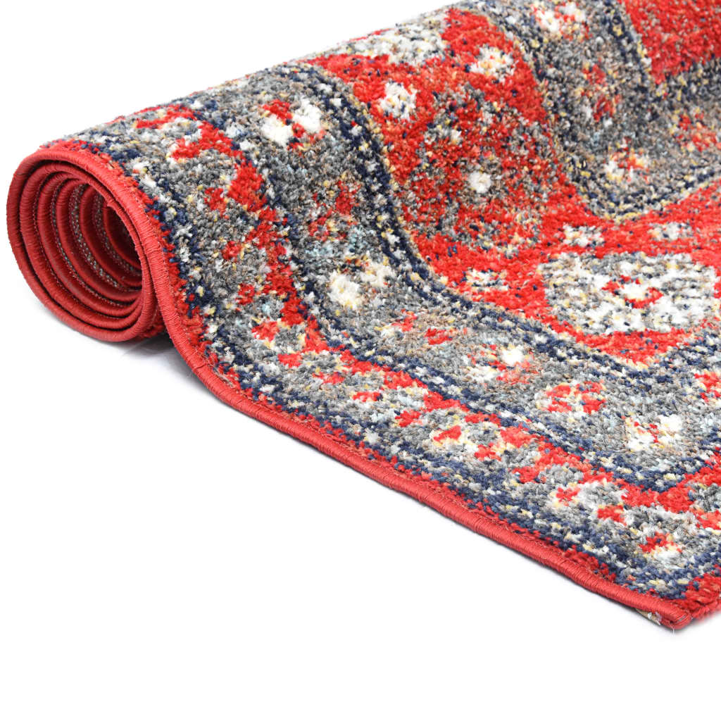 vidaXL Vloerkleed 120x170 cm PP rood