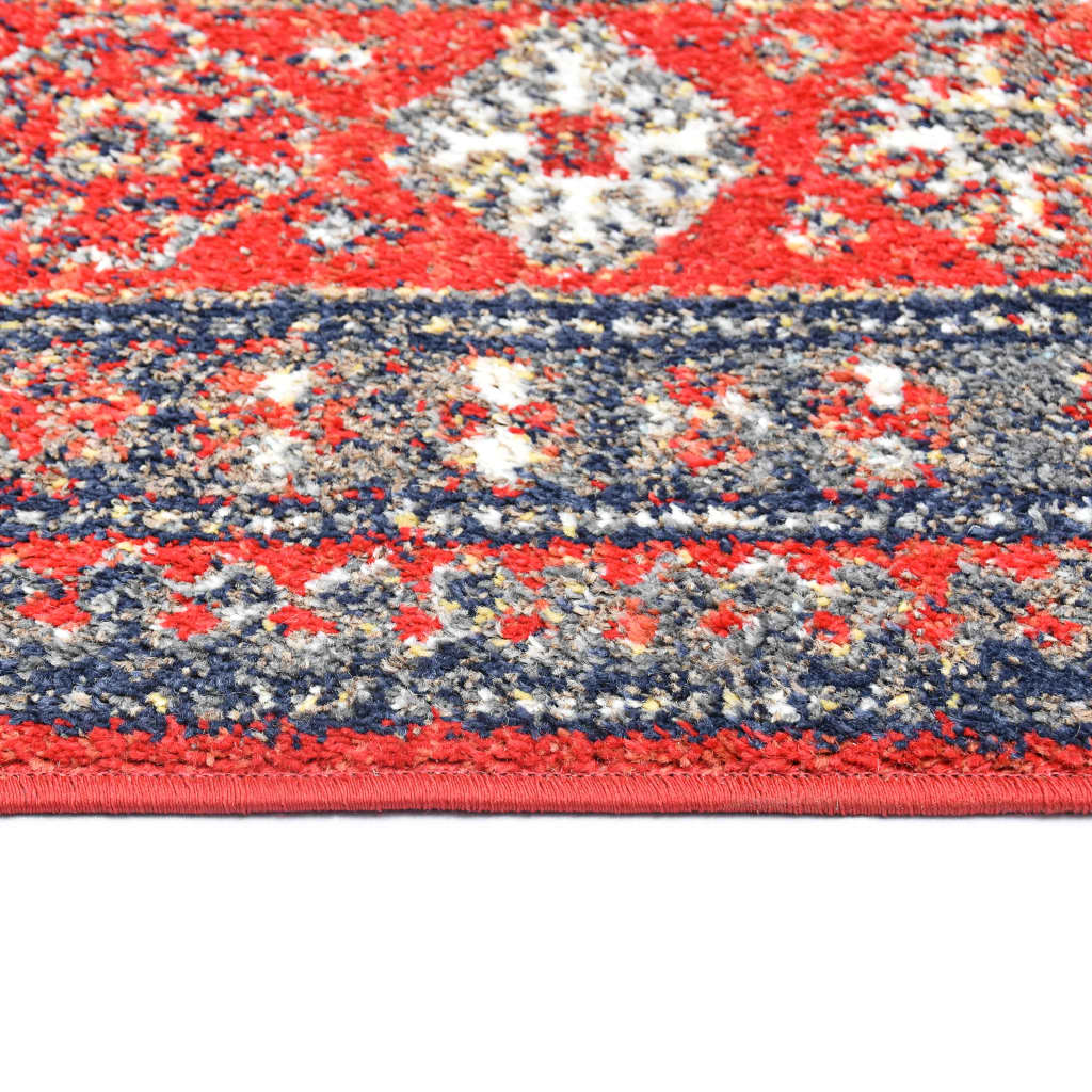 vidaXL Vloerkleed 120x170 cm PP rood