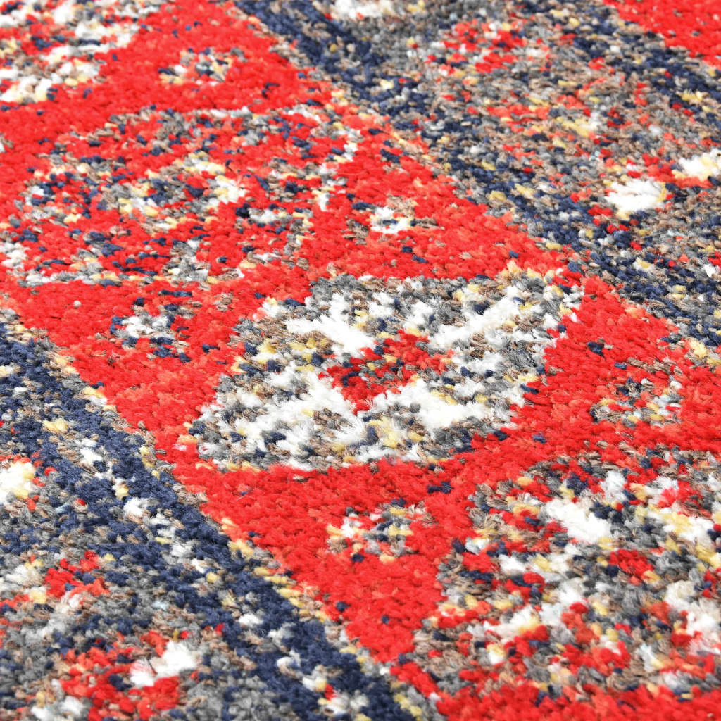 vidaXL Vloerkleed 120x170 cm PP rood