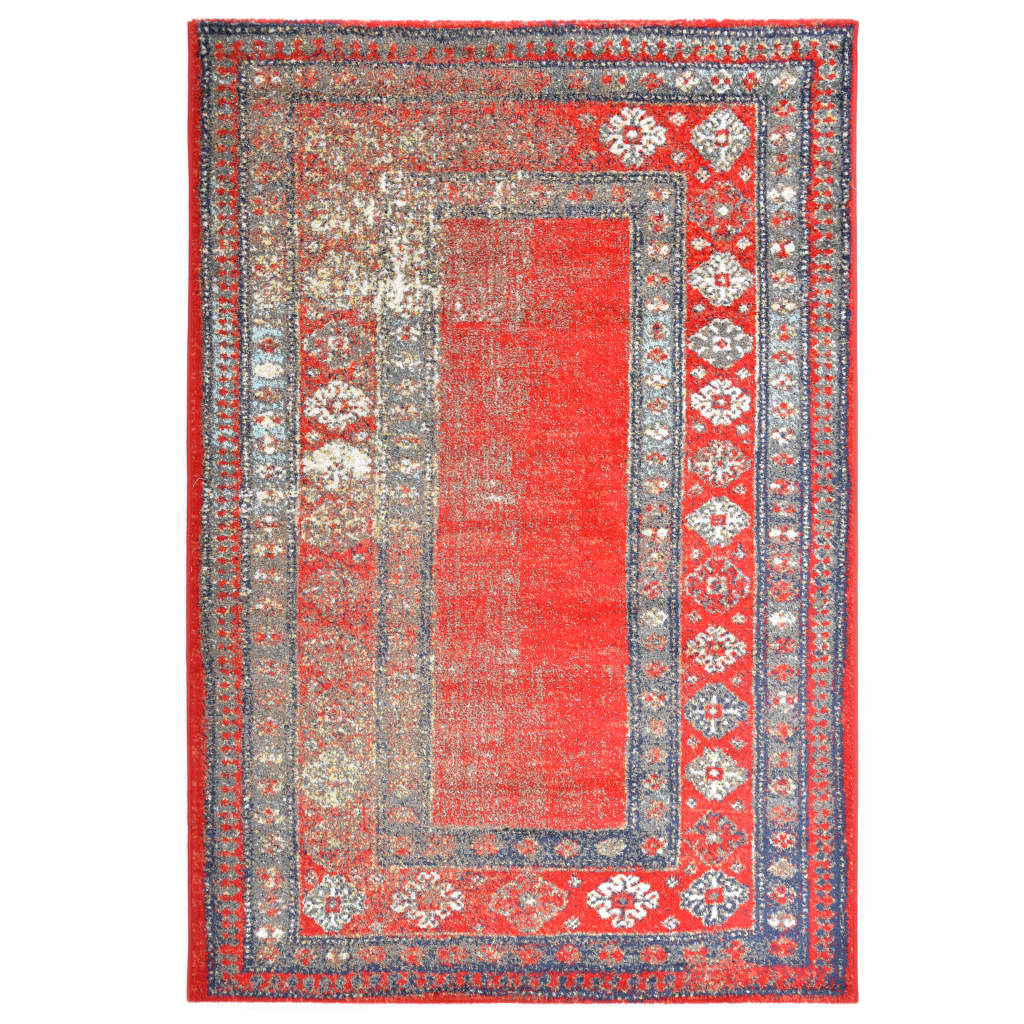 vidaXL Vloerkleed 120x170 cm PP rood