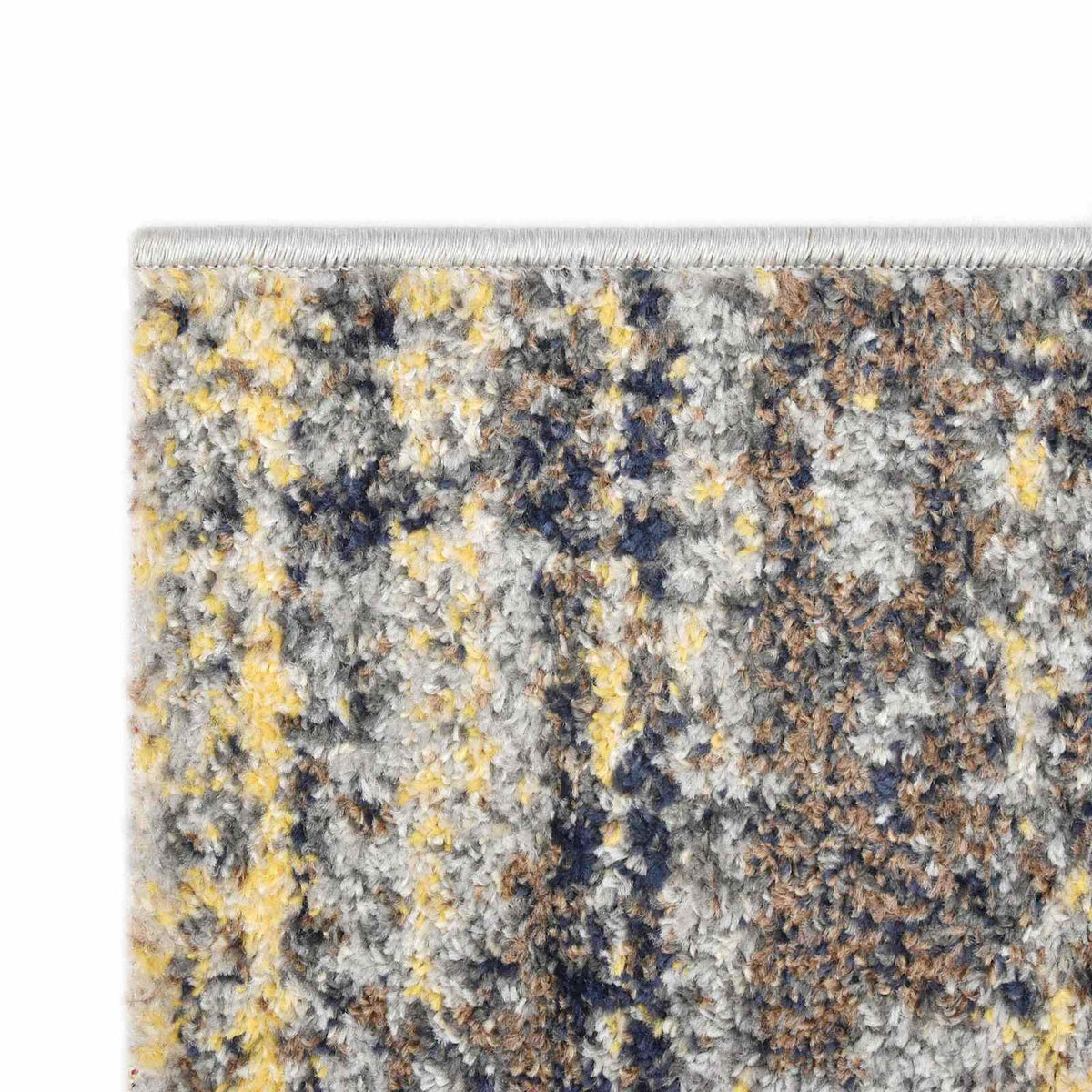 vidaXL Vloerkleed 140x200 cm PP grijs en beige