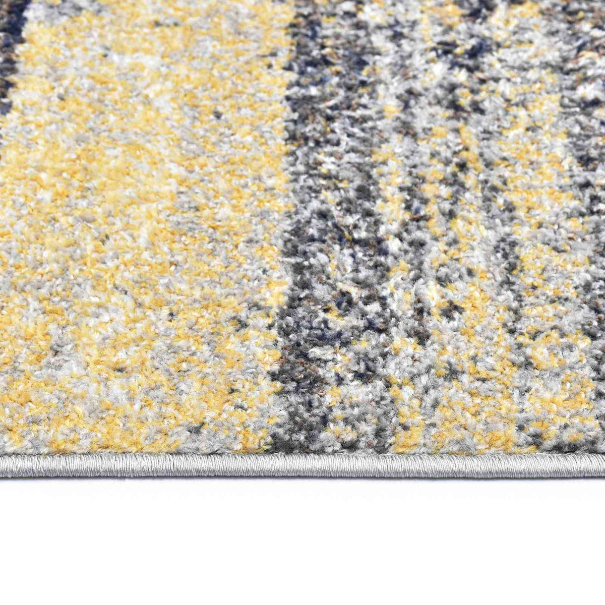vidaXL Vloerkleed 140x200 cm PP grijs en beige