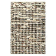 vidaXL Vloerkleed patchwork 80x150 cm echt harig leer zwart en wit