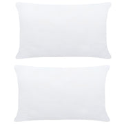 vidaXL Kussenvullingen 2 st 50x30 cm wit